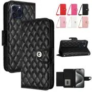 Leather Wallet Buckle Case Cover For iPhone 16 15 14 13 12 11 Pro XS Max 8 Plus
