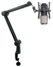 AKG P420 Studio Condenser Recording Podcasting Microphone+Pro Mic Boom Arm