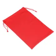 Ski Goggle Bag, Microfiber Snow Goggles Case Drawstring Pouch Red