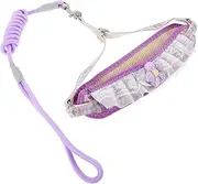 ibasenice Pet Harness Leash Set Cat and Dog Harness No-Escape Small to Medium Nylon Material for Walking and Running