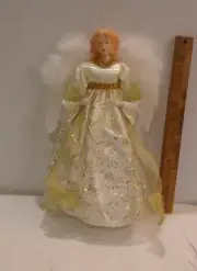 Angel Christmas Tree Topper Gold 12”