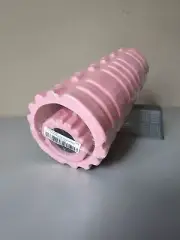 Gym Fitness Pink Foam Roller Set - 2 Pilates Yoga Exercise Back Muscle Massage