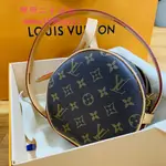 二手 LV 路易威登 軟圓餅包 PEITIE BOITE CHAPEAU PM 單肩斜挎包 小號棕色 M45149