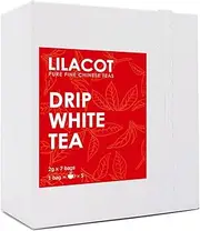 LILACOT White Tea Bags Drip Tea Rich in Antioxidants Tasted Sweet and Clean Individually Wrapped White Teabags