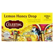 Celestial Seasonings, Herbal Tea, Lemon Honey Drop, Caffeine Free, 16 Tea Bags, 0.8 oz (22 g)