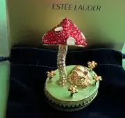 Estee Lauder Monica Rich Kosann Whimsical Fox Solid Perfume Compact 2022 NIB