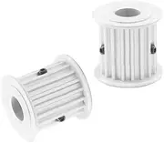 2pcs Timing Pulley S5M 12T 5/6/6.35/8/10mm Inner Bore S5M Type Toothed Pulley Wheel 11/17/22/27mm Width Transmission Pulley(10mm,27mm)