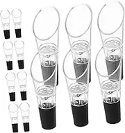 COMNESTBI 24pcs Set Wine Decanter Set with Stopper and Enhances Aroma and Flavor for Parties and Bars Acrylic Wine Pouring Device