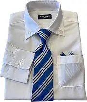 JOMM JOMM(ジョムジョム) JomJom Boys Classic Tie Shirt, Saxon Blue, 110
