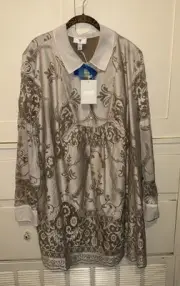 Anna Sui Women Dress 3X Cream 20th Anniversary Target Lace Floral
