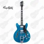 HAGSTROM TREVIDLXCLS TREMAR VIKING DELUXE SEMI HOLLOW BODY GUITAR W/CASE