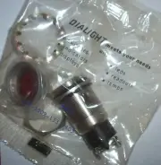 - New DIALIGHT 103-3502-1331-403 RED Indicator Light - Lamp Socket