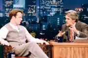 Actor Aidan Quinn On Leno 1995 Old Television Photo