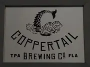 COPPERTAIL BREWING COMPANY MIRROR MAN CAVE DECOR BAR SIGN NEW FLORIDA BREWERY