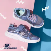 在飛比找蝦皮商城優惠-Skechers 童鞋 Wavy Lites 藍 灰 粉紅 