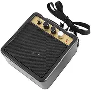 Suesacy Mini Speaker Small Speaker Black 5W with Back Clip Speaker Guitar Accessories for Acoustic Electric Guitar Accessories Part