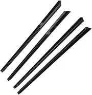 4PCS Car Door Window Glass Window Seal Moulding Trim Compatible for Honda Insight 2010-2014