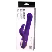 Vibe Couture Rabbit Quiver Purple - Powerful Dual Layer Silicone Rechargeable Ra