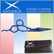 Professional Barber Hair Scissors & Shears TITANIUM Blue Color unique Style