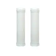 Trigram Lock-on Bike Grips Kraton Rubber 130mm with 2 side lock rings White