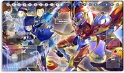 Mlikemat New Playmat Digimon DTCG Mat Susanoomon Duel TCG CCG OCG Trading Card Game Mat with Zones + Free Bag (ZD002-711-SM)