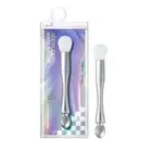 Silicone Face Mask Brushes Soft Face Mask Applicator wirh Spoon for Mud Clay