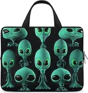 Laptop Case Sleeve Shockproof Computer Carrying Bag Aliens Notebook Case Cover Laptop Bag Water Resistant Computer Cases Tablet Briefcase for Travel Business 17 Inch