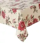 Food Network Juniper Berry Christmas Tablecloth Fabric Table Cloth 60x84 Ob