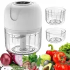 Electric Food Chopper Vegetable Cuter Garlic Blender Processor Portable USB AUS
