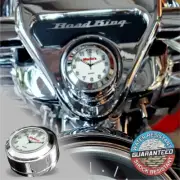 Marlin's Swivel Fork Lock Cover with White Clock fits Harley Davidson Road King