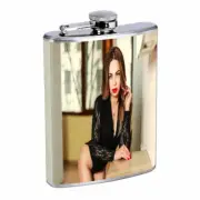 Ukraine Pin Up Girls D14 Flask 8oz Stainless Steel Hip Drinking Whiskey