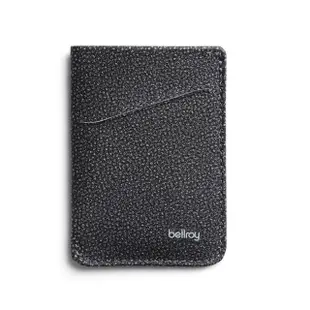 【Bellroy】優質皮革卡夾 可放證件 鈔票 名片(隕石黑)