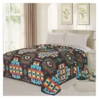 Serafina Aztec Print Blanket Multicolor - King Size - Perfect for Winter