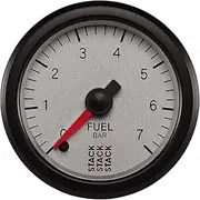 Stack ST3375 Silver 52mm M10 Male 0-7 Bar Professional Stepper Motor Fuel Pressure Gauge