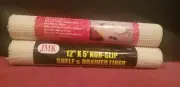 12" X 5' Non-Slip Shelf & Drawer Liner Lot of 2