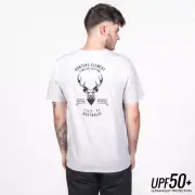 Hunters Element Sambar Cotton Tee Upf50+ Light Marle #sambar