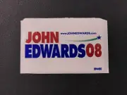 2008 Presidential Candidate John Edwards 3" Campaign Sticker