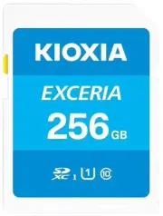 256GB SDXC Card SD Card KIOXIA EXCERIA Class10 UHS-I U1 R:100MB/s Overseas Retai