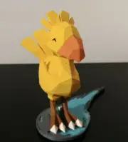 Final Fantasy 7 3D Printed Miniatures Figurines with stand - Chocobo