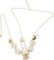 [HAKIDZEL] Delicate Head Chain Tassel Head Chain Forehead Chain Jewelry for Women Vintage Hair Accessory Metal Hair Chain Bridal Chain Forehead Headpiece