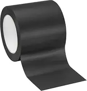uxcell 4"x0.009" Bookbinding Tape, 22 Yard Cloth Bookbinding Repair Tape Book Binding Tape Self Adhesive for Repairing Old Books, Black