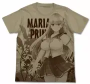 Recolove Mariana Prinshira All Print T-shirt Sand Khaki (M)