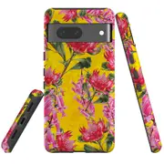For Google Pixel 7 Case Tough Protective Cover Flower Pattern