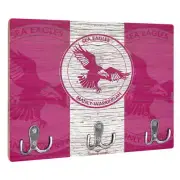 Manly Warringah Sea Eagles NRL Wall Key Rack Holder Christmas in July Sale