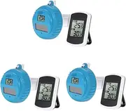 BESPORTBLE 3pcs Wireless Pool Thermometer Swimming Pool Floating Thermometer Water Thermometer Spa Thermometer Floating Pool Thermometer