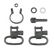 Grovtec One Piece Barrel Band Swivel Set .645-.660 1" Loops - GTSW45