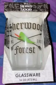 Disney Robin Hood Glass Sherwood Forest New In Package
