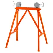 Pipe Stand with Roller Head 2500 LBS Load for 2-36 inches Pipes 45# Steel