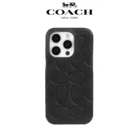 在飛比找momo購物網優惠-【COACH】iPhone 15 Pro Max 真皮手機殼