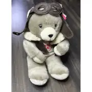 Russ Sky Jr. Aviator Teddy Bear Plush Stuffed Animal Toy With Goggles